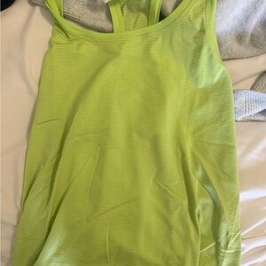 lululemon athletica Neon Lime Racerback Tank
